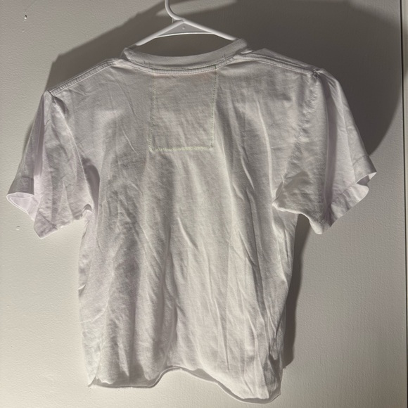 Aviator Nation White BASIC BOYFRIEND TEE - SAND Size XS - Picture 5 of 7